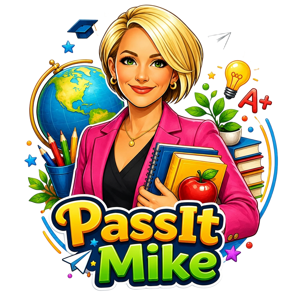 PassIt Mike mascot waving